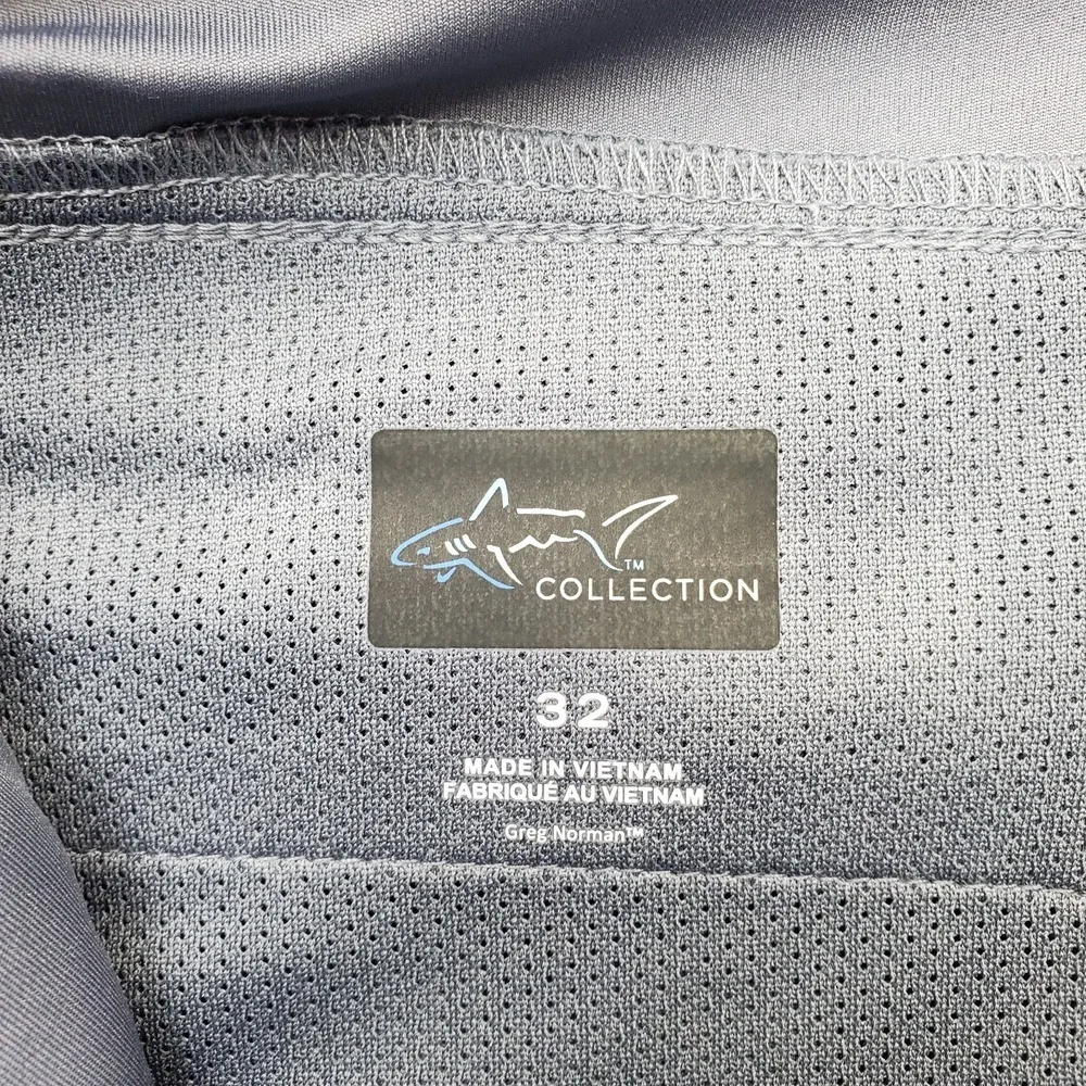 Greg Norman Golf Shorts Mens 32 Gray Play-Dry Performance Stretch Quick Dry